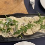 Divina Italia Cheese Ravioli with Mushroom and Bacon Sauce